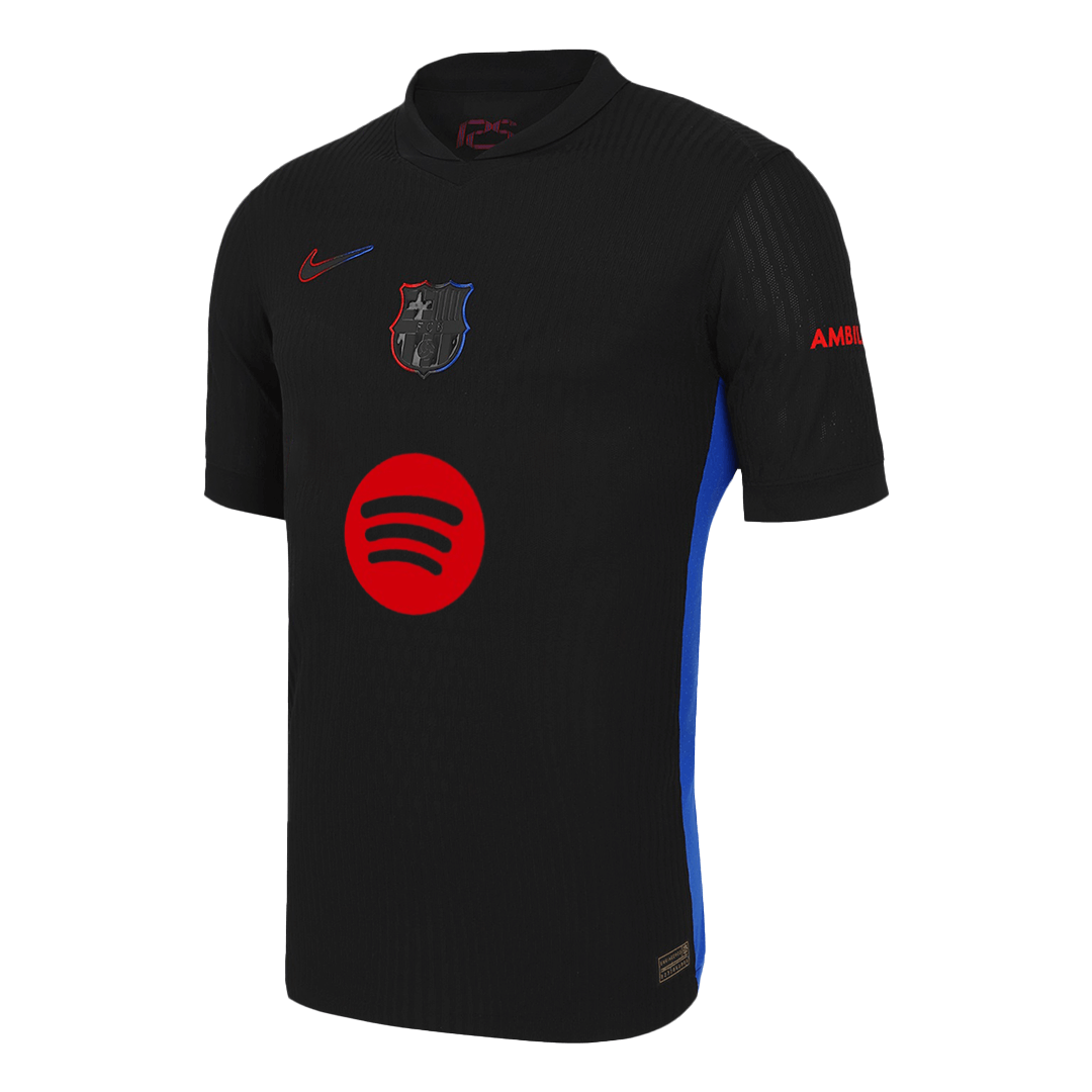 Player Version Barcelona Away  Soccer Jersey 2024/25 - Spotify Logo Without Text Top Soccer Jerseys Store