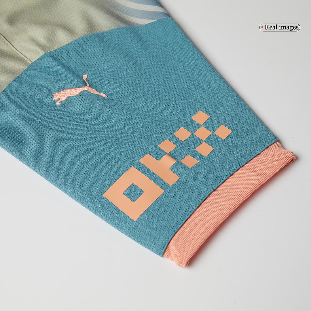 Manchester City Fourth Away  Soccer Jersey Kit(Jersey+Shorts) 2024/25 - Definitely City Top Soccer Jerseys Store