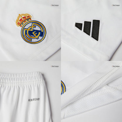 Kid's Real Madrid Home Soccer Jersey Kit(Jersey+Shorts) 2024/25 Top Soccer Jerseys Store