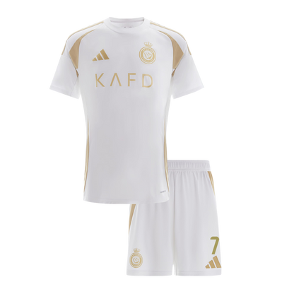 Kid's RONALDO #7 Al Nassr Third Away  Soccer Jersey Kit(Jersey+Shorts) 2024/25 - ACL Top Soccer Jerseys Store