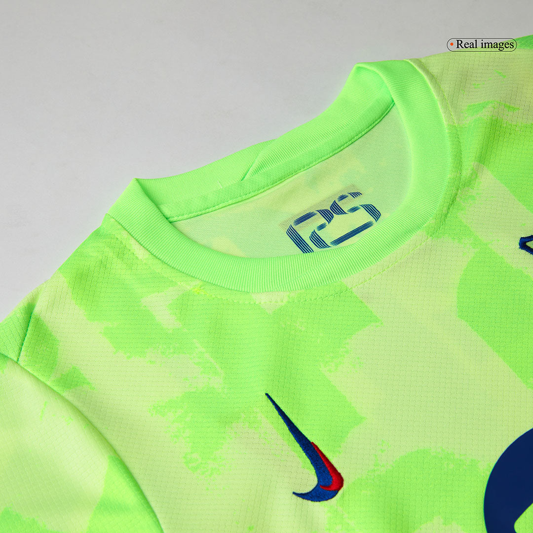 Kid's Barcelona Third Away  Soccer Jersey Kit(Jersey+Shorts) 2024/25 - UCL (Spotify Logo Without Text) Top Soccer Jerseys Store