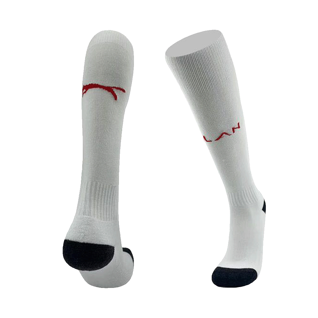 Kid's AC Milan Home Soccer Socks 2024/25 Top Soccer Jerseys Store
