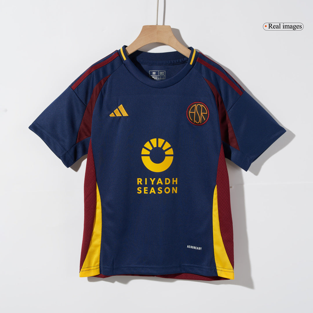 Kid's Roma Third Away  Soccer Jersey Kit(Jersey+Shorts) 2024/25 Top Soccer Jerseys Store