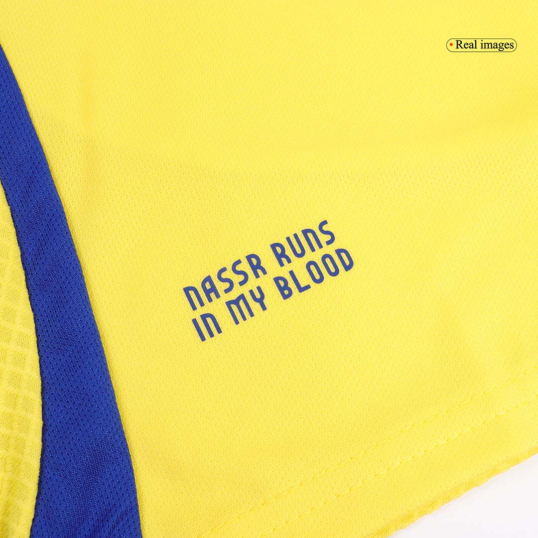 Kid's Al Nassr Home  Soccer Jersey Kit(Jersey+Shorts+Socks) 2024/25 Top Soccer Jerseys Store