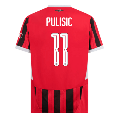 PULISIC #11 AC Milan Home  Soccer Jersey 2024/25 - UCL Top Soccer Jerseys Store