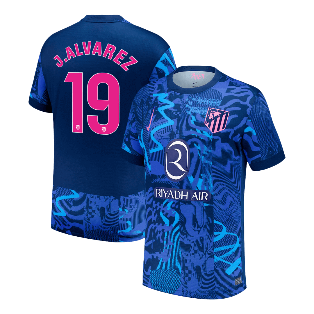 J.ALVAREZ #19 Atletico Madrid Third Away  Soccer Jersey 2024/25 Top Soccer Jerseys Store