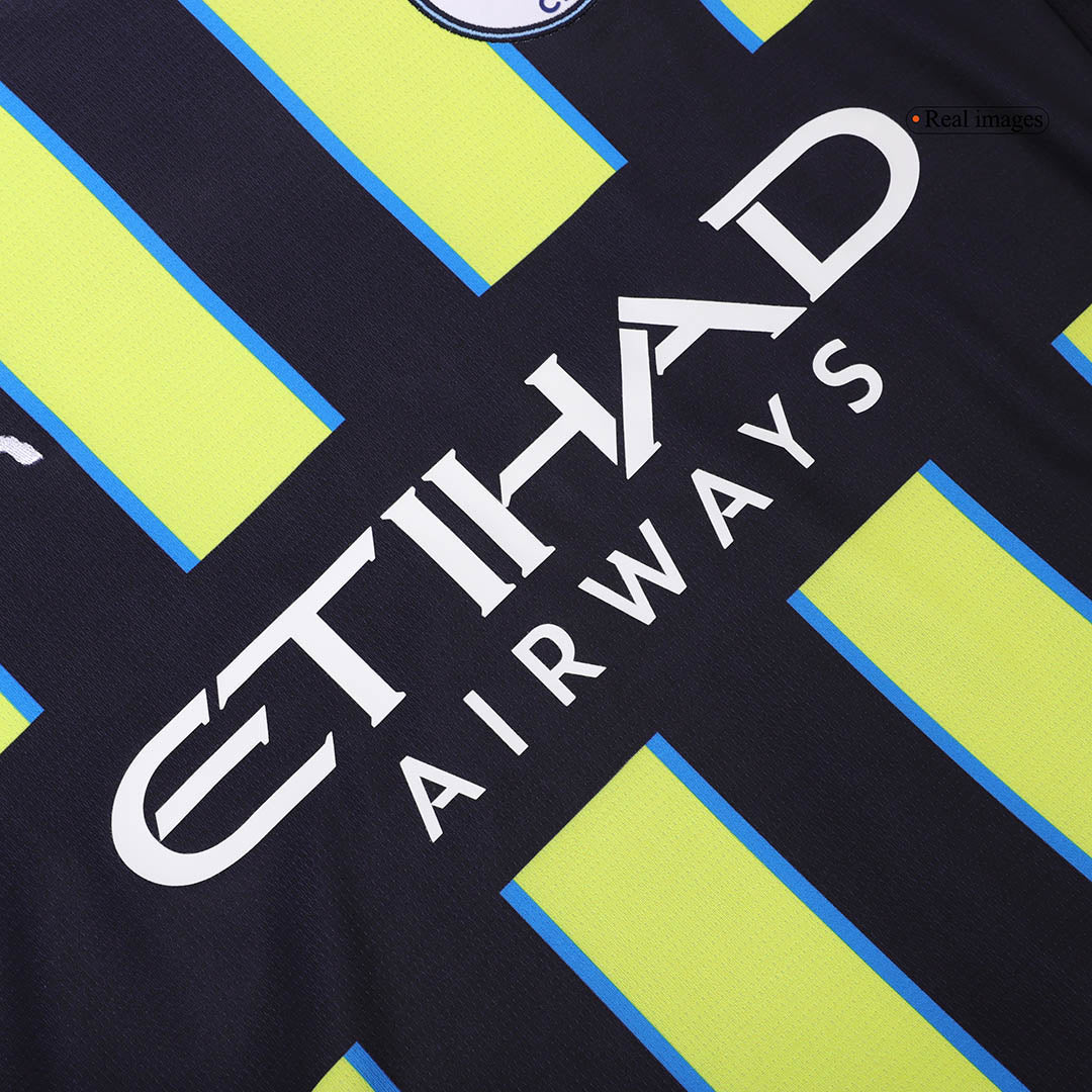 Manchester City Away  Soccer Jersey Kit(Jersey+Shorts) 2024/25 Top Soccer Jerseys Store