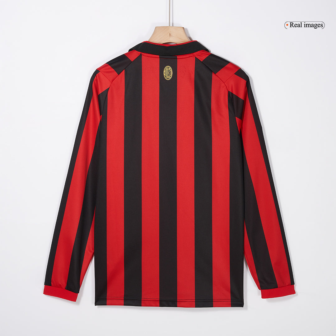 AC Milan Long Sleeve  Soccer Jersey 2024/25 - 125th Anniversary Top Soccer Jerseys Store