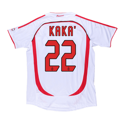 Retro KAKA' #22 2006/07 AC Milan Away  Soccer Jersey - UCL Top Soccer Jerseys Store