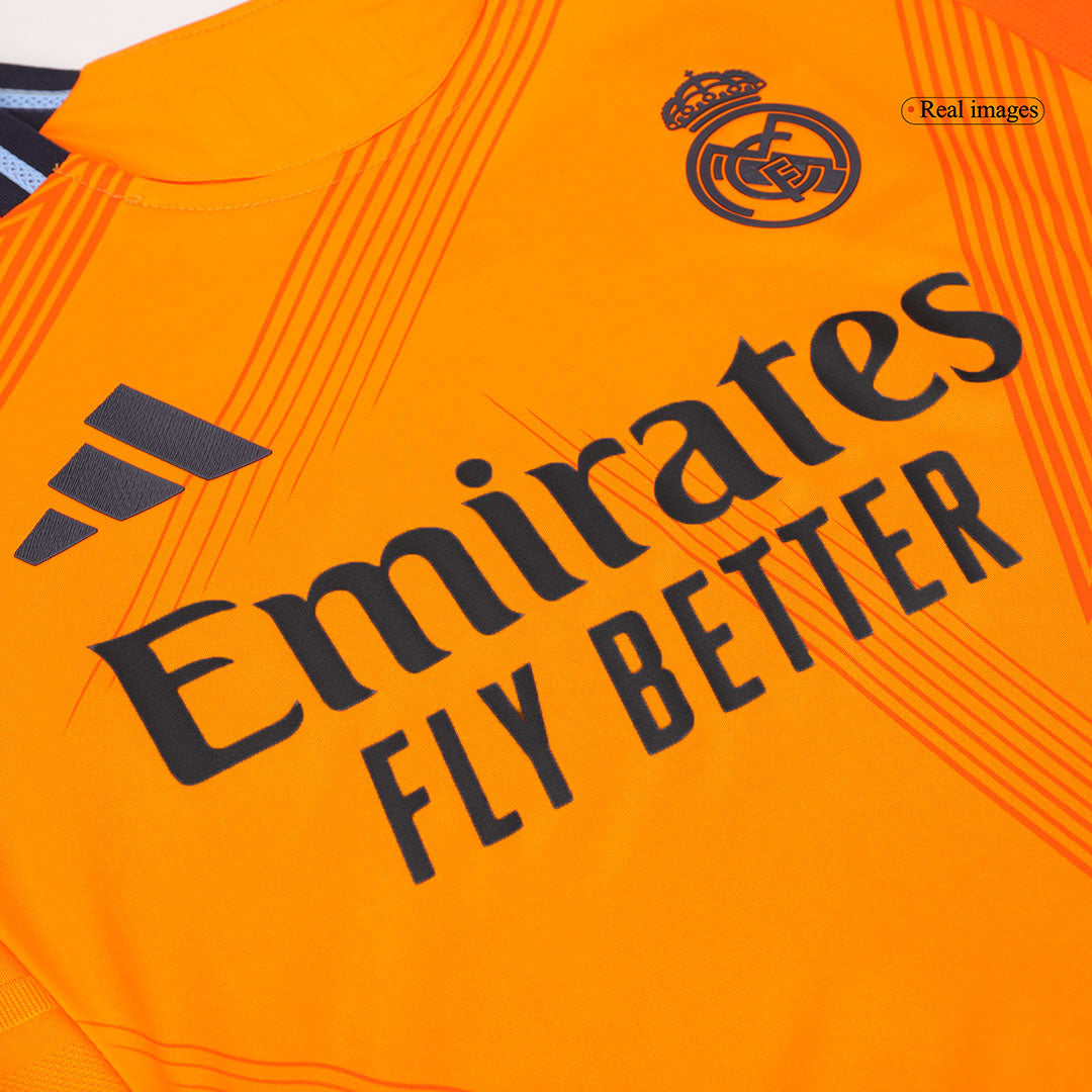 Player Version Arda Güler #15 Real Madrid Away  Soccer Jersey 2024/25 Top Soccer Jerseys Store