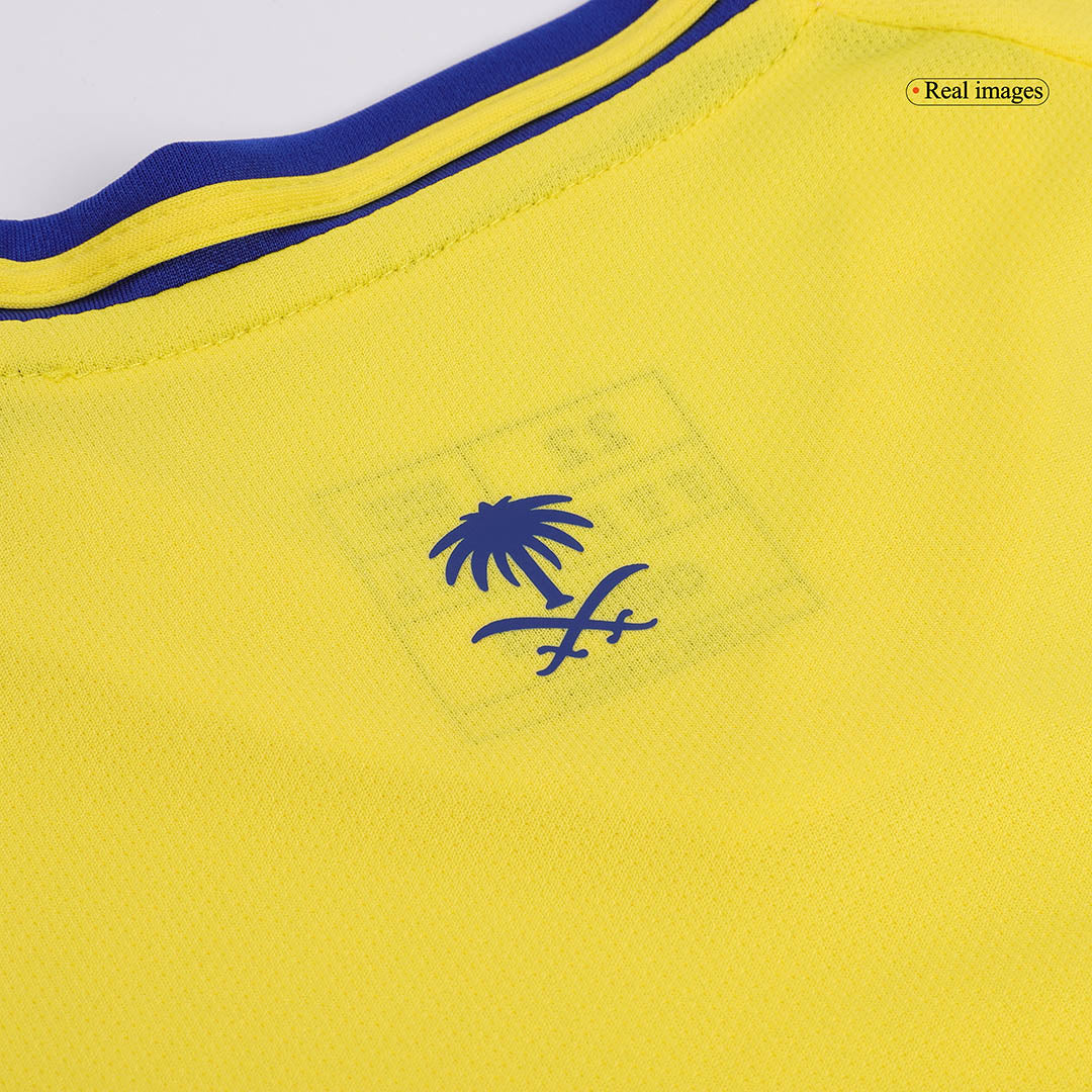 Kid's RONALDO #7 Al Nassr Home  Soccer Jersey Kit(Jersey+Shorts) 2024/25 - ACL Top Soccer Jerseys Store