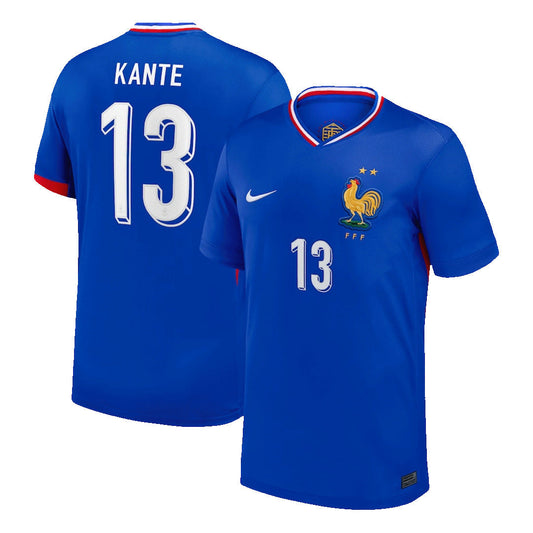 [Super Quality] Men's France KANTE #13 Home Soccer Jersey Euro 2024