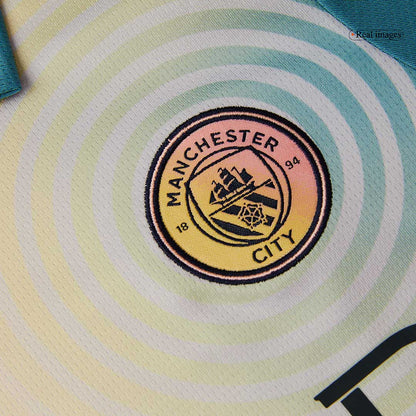 Kid's Manchester City Fourth Away  Soccer Jersey Kit(Jersey+Shorts) 2024/25- Definitely City (UCL) Top Soccer Jerseys Store