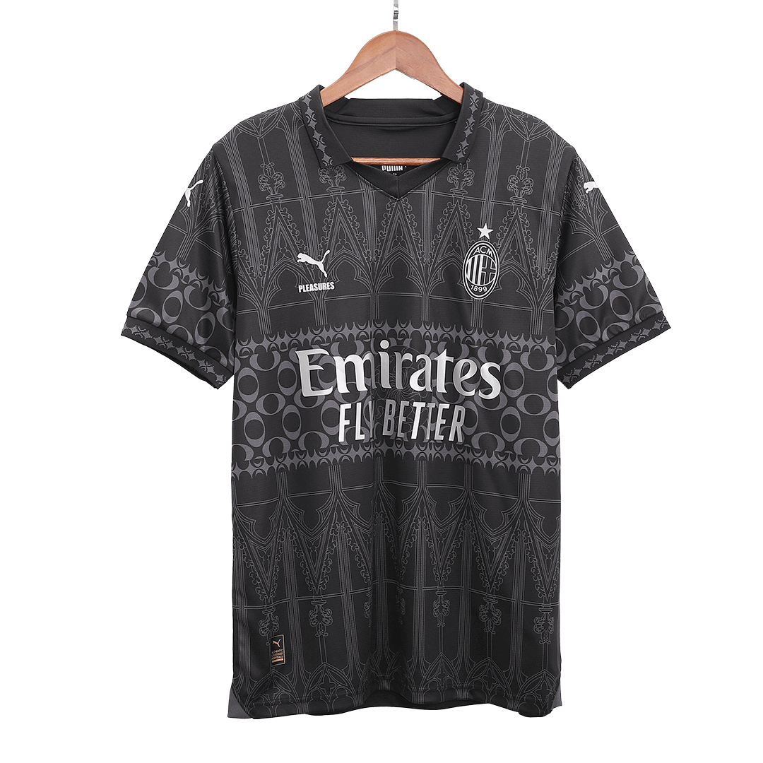 AC Milan X Pleasures Fourth Away  Soccer Jersey 2023/24 Top Soccer Jerseys Store