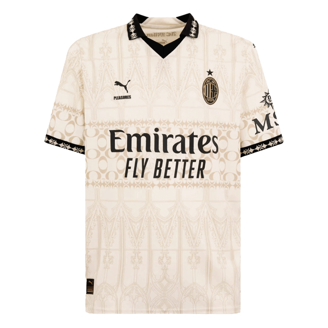 AC Milan X Pleasures Fouth Away  Soccer Jersey 2023/24 Top Soccer Jerseys Store