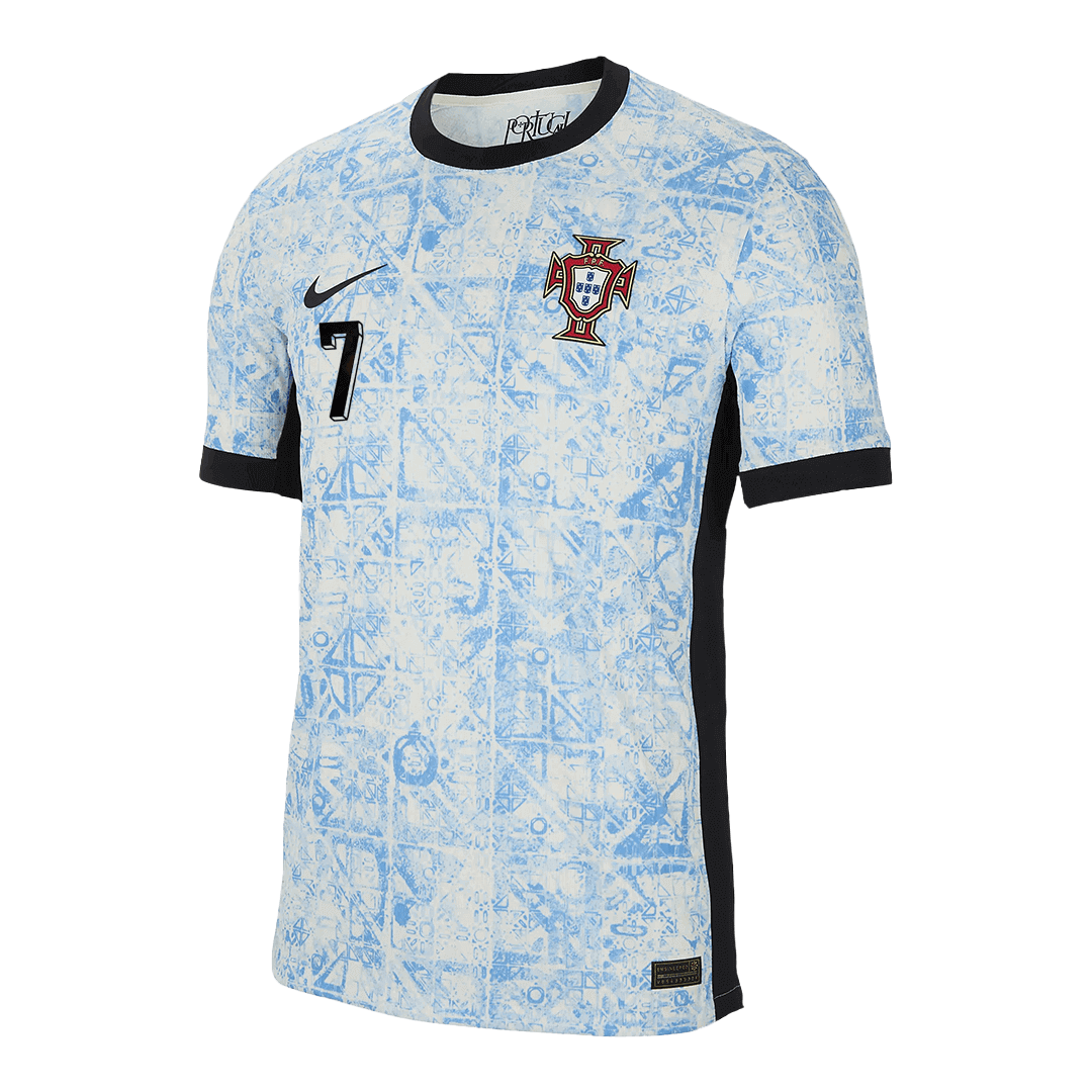 Men's Portugal RONALDO #7 Away Soccer Jersey Euro 2024