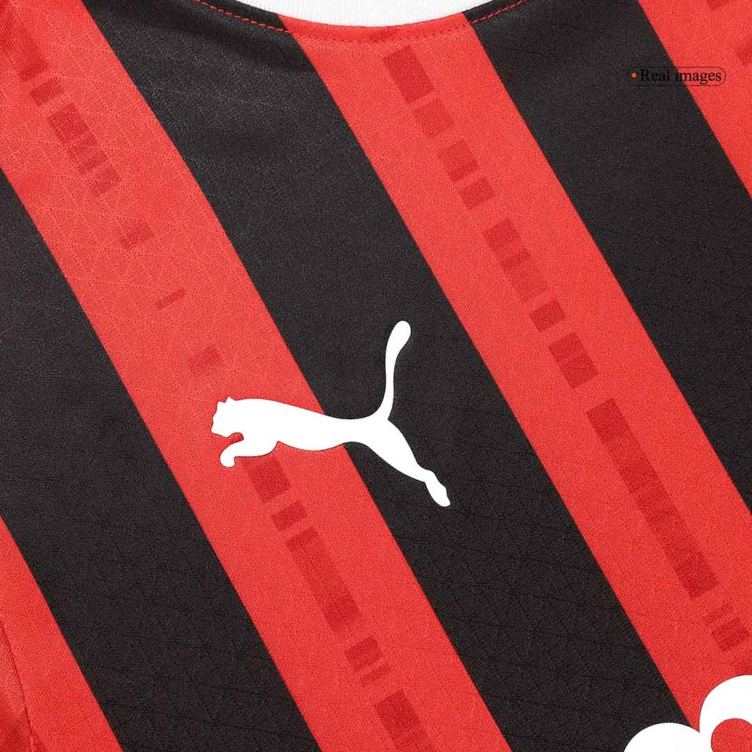 Player Version GIMENEZ #7 AC Milan Home  Soccer Jersey 2024/25 Top Soccer Jerseys Store