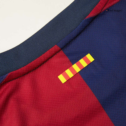 Barcelona Home  Soccer Jersey 2024/25 - 125th Anniversary(Spotify Logo Without Text) Top Soccer Jerseys Store