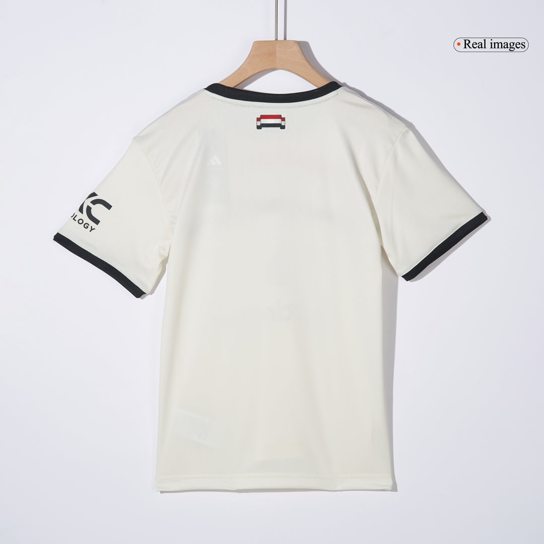 Kid's Manchester United Third Away  Soccer Jersey Kit(Jersey+Shorts+Socks) 2024/25 Top Soccer Jerseys Store