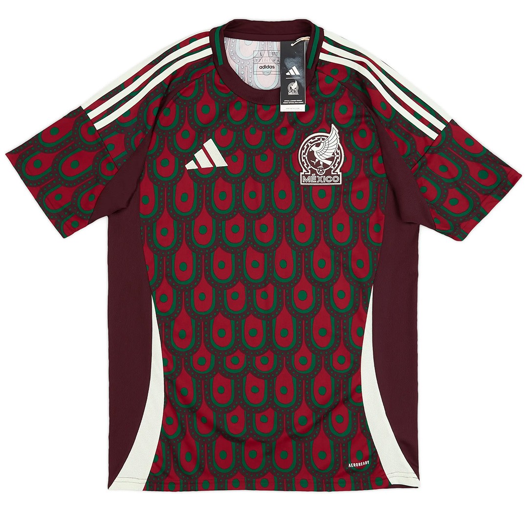 Men's Mexico Home Jersey Copa América 2024 Top Soccer Jerseys Store
