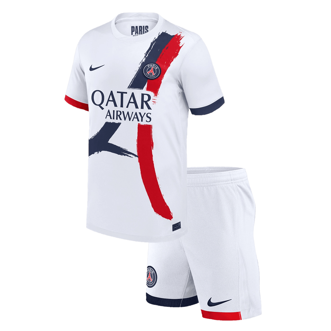 Kid's PSG Away Soccer Jersey Kit(Jersey+Shorts) 2024/25 Top Soccer Jerseys Store