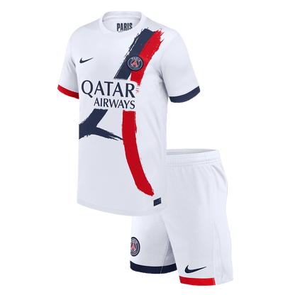 Kid's PSG Away Soccer Jersey Kit(Jersey+Shorts) 2024/25 Top Soccer Jerseys Store