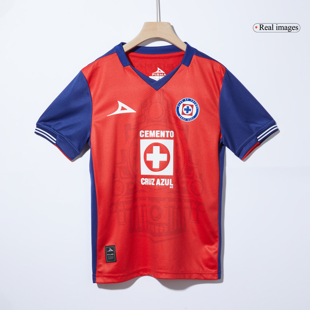 Kid's Cruz Azul Third Away  Soccer Jersey Kit(Jersey+Shorts) 2024/25 Top Soccer Jerseys Store
