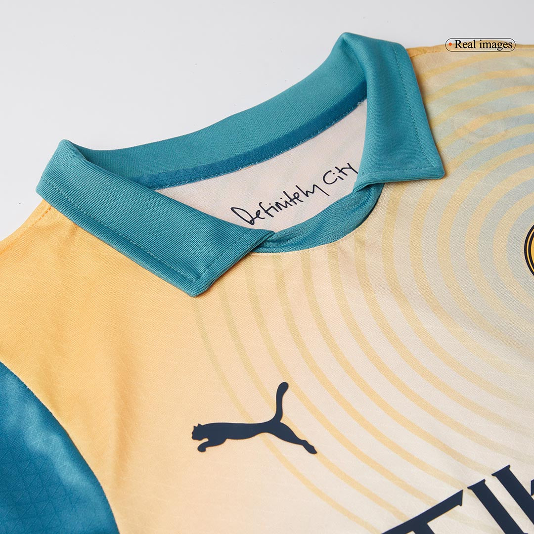 Player Version DE BRUYNE #17 Manchester City Fourth Away  Soccer Jersey 2024/25 - Definitely City Top Soccer Jerseys Store