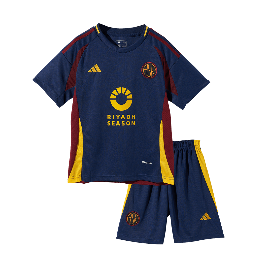 Kid's Roma Third Away  Soccer Jersey Kit(Jersey+Shorts) 2024/25 Top Soccer Jerseys Store