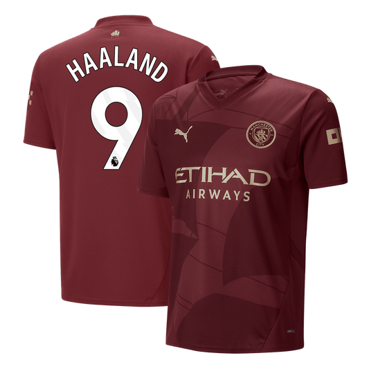 HAALAND #9 Manchester City Third Away  Soccer Jersey 2024/25 Top Soccer Jerseys Store