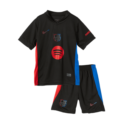 Kid's Barcelona Away  Soccer Jersey Kit(Jersey+Shorts) 2024/25 - Spotify Logo Without Text Top Soccer Jerseys Store