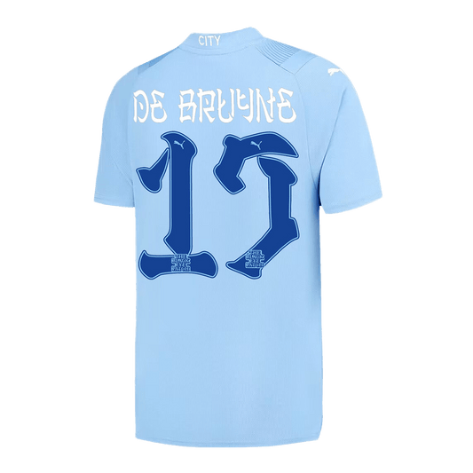 DE BRUYNE #17 Manchester City Japanese Tour Printing Home  Soccer Jersey 2023/24 Top Soccer Jerseys Store