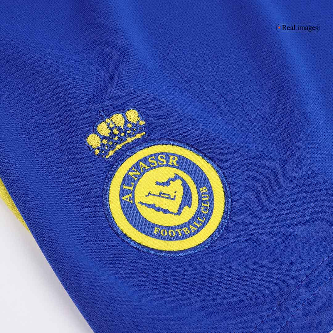 Kid's RONALDO #7 Al Nassr Home  Soccer Jersey Kit(Jersey+Shorts) 2024/25 Top Soccer Jerseys Store
