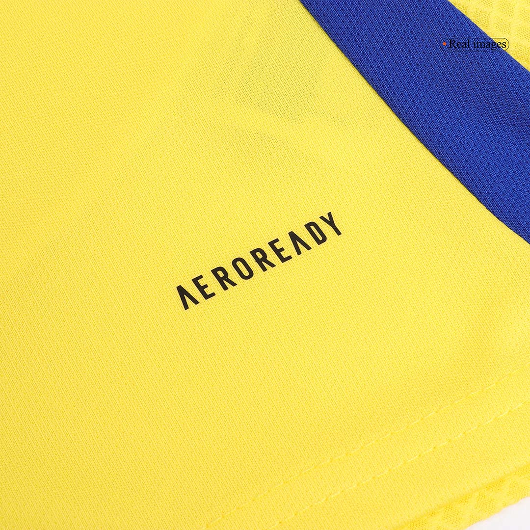 Kid's RONALDO #7 Al Nassr Home  Soccer Jersey Kit(Jersey+Shorts) 2024/25 Top Soccer Jerseys Store
