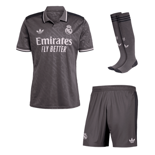 Real Madrid Third Away  Soccer Jersey Kit(Jersey+Shorts+Socks) 2024/25 Top Soccer Jerseys Store