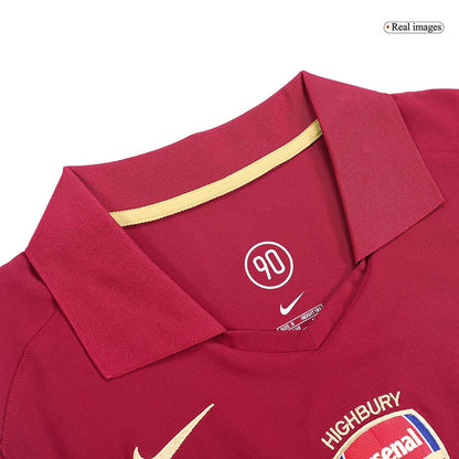 Retro BERGKAMP #10 2005/06 Arsenal Home  Soccer Jersey Top Soccer Jerseys Store