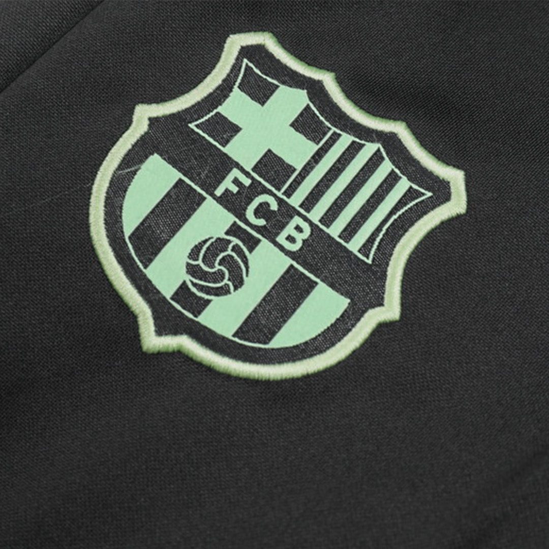 Kid's Barcelona Zipper Sweatshirt Kit(Top+Pants) 2024/25 Top Soccer Jerseys Store