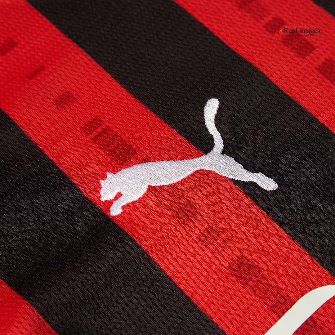 AC Milan Home Long Sleeve  Soccer Jersey 2024/25 Top Soccer Jerseys Store