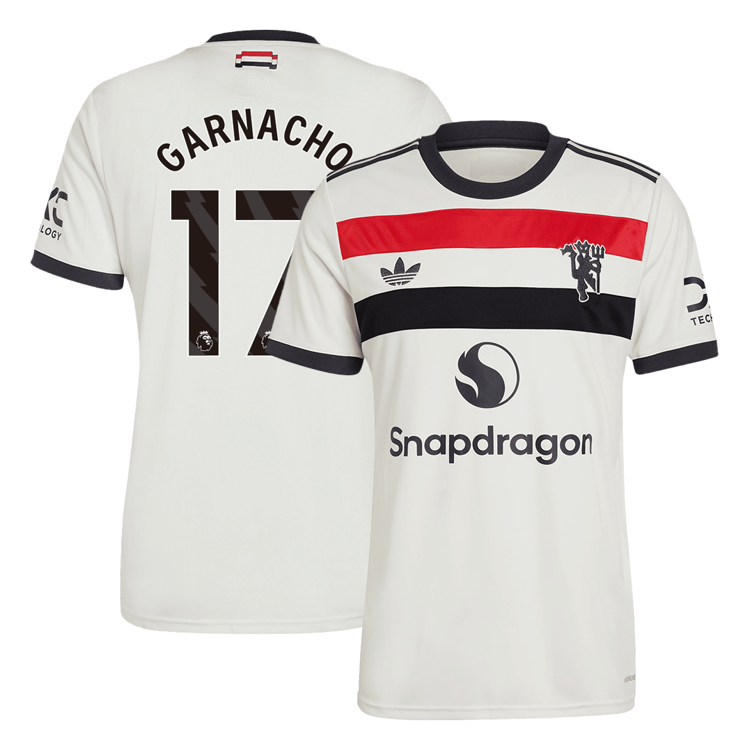 GARNACHO #17 Manchester United Third Away  Soccer Jersey 2024/25 Top Soccer Jerseys Store