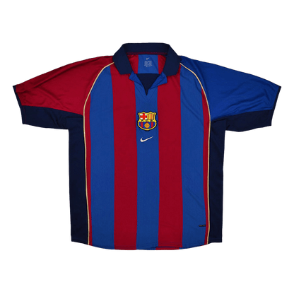 Retro XAVI #6 2001/02 Barcelona Home  Soccer Jersey Top Soccer Jerseys Store