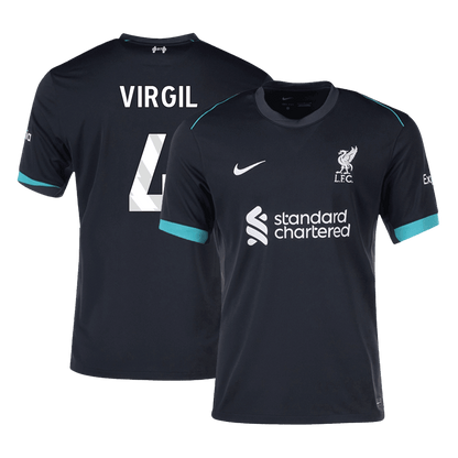 VIRGIL #4 Liverpool Away  Soccer Jersey 2024/25 Top Soccer Jerseys Store