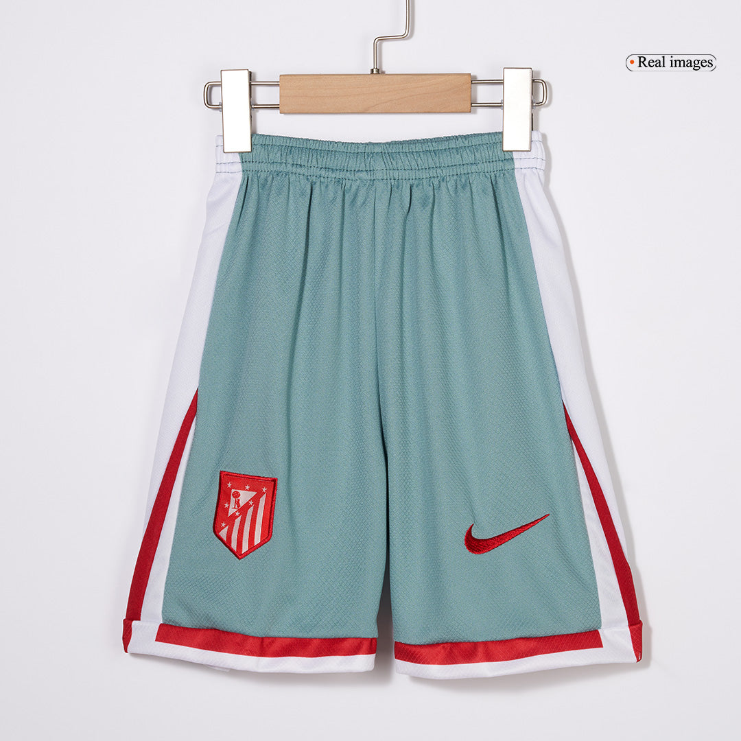 Kid's Atletico Madrid Away  Soccer Jersey Kit(Jersey+Shorts) 2024/25 Top Soccer Jerseys Store