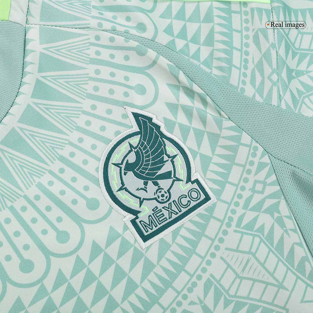 Kid's Mexico Away Jerseys Kit(Jersey+Shorts) Copa América 2024 Top Soccer Jerseys Store