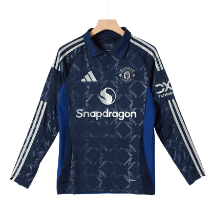 Manchester United Away Long Sleeve  Soccer Jersey 2024/25 Top Soccer Jerseys Store