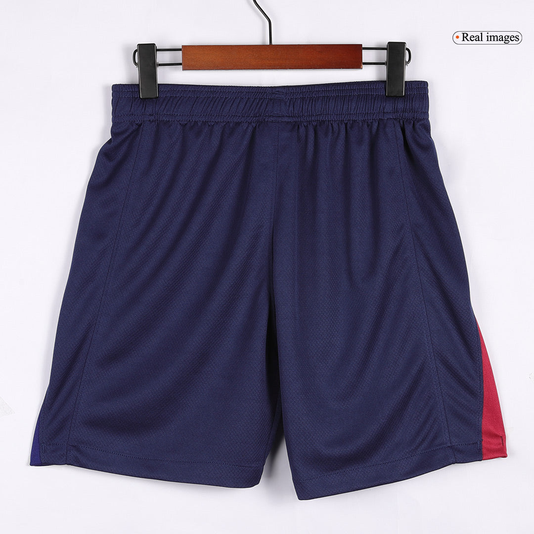 Barcelona Home Soccer Shorts 2024/25 Top Soccer Jerseys Store