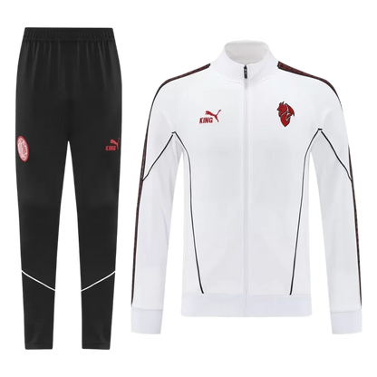 Kit giacca allenamento AC Milan (giacca+pantaloni) 2025/26 - Bianco