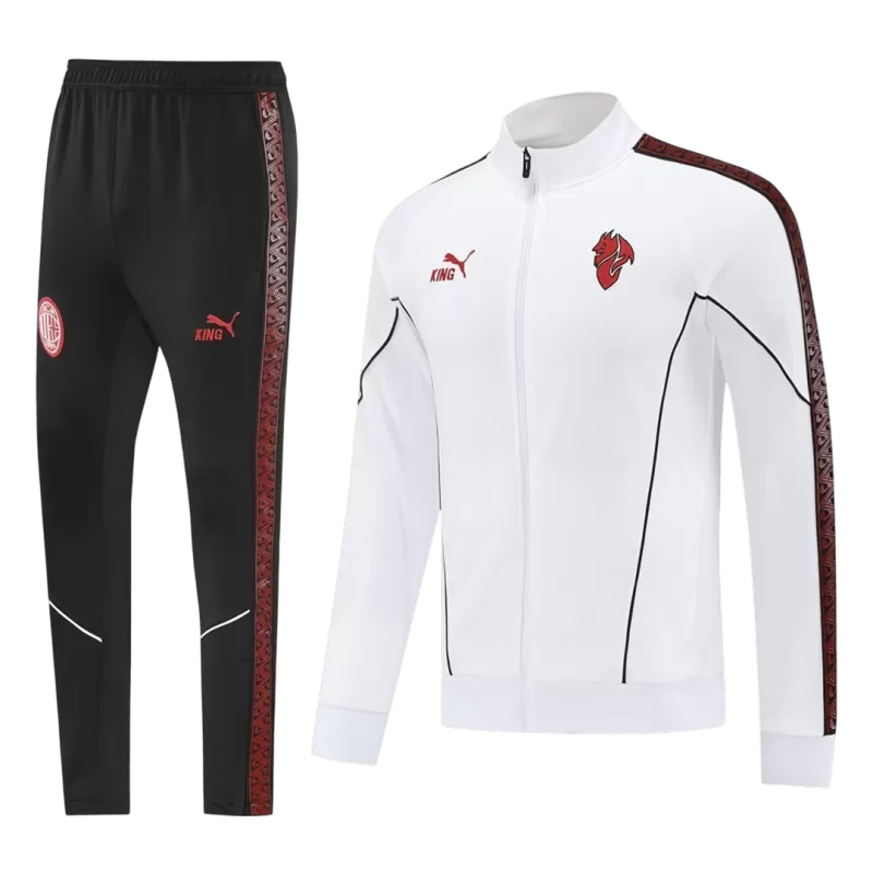 Kit giacca allenamento AC Milan (giacca+pantaloni) 2025/26 - Bianco