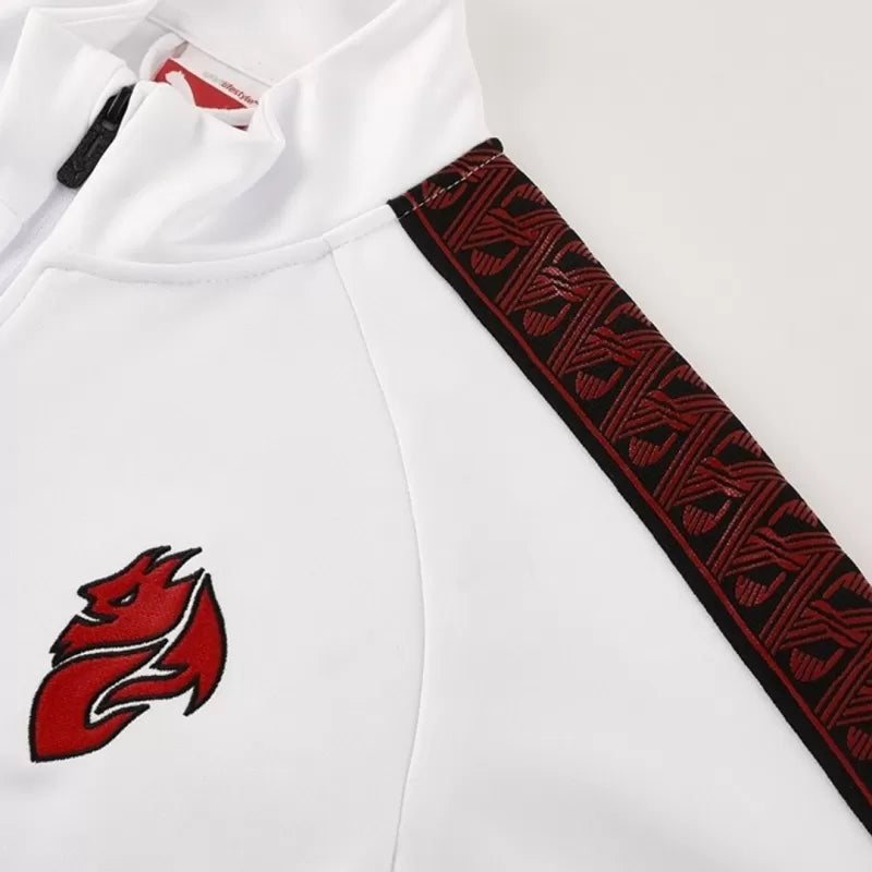 Kit giacca allenamento AC Milan (giacca+pantaloni) 2025/26 - Bianco