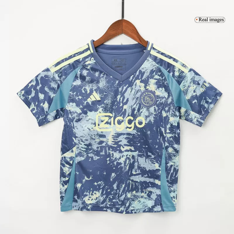 Ajax Away Kids Soccer Jerseys Kit 2024/25 Top Soccer Jerseys Store