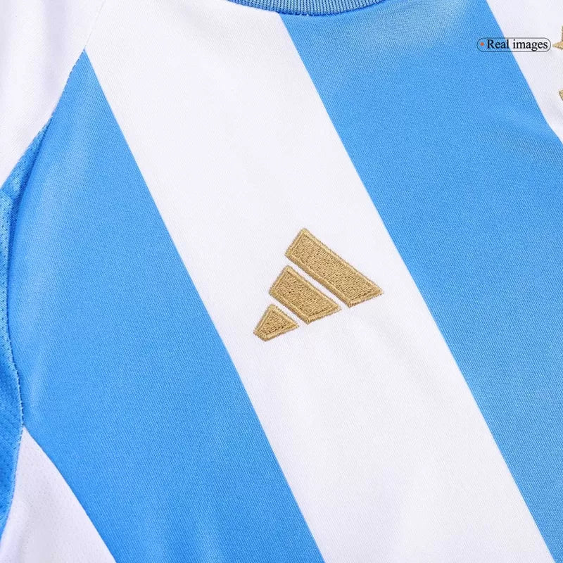 Argentina Home Kids Soccer Jerseys Kit Copa America 2024 Go Game Wear